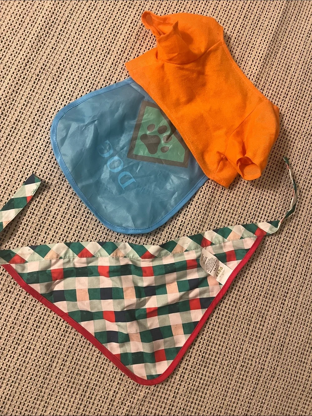HALLMARK Holiday Bandana 🎄 & Halloween Costume Shirt 🎃 Bundle of both